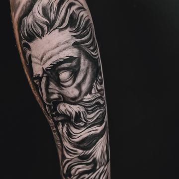 Professional tattoo inks and studio equipment