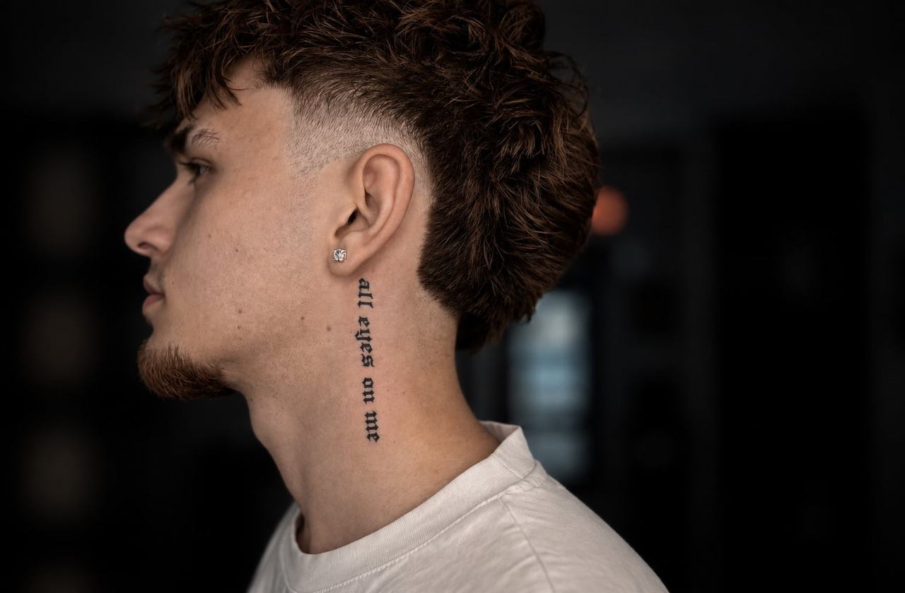 Neck tattoos