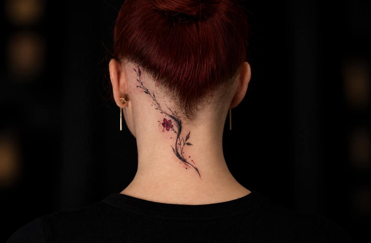 Neck tattoos