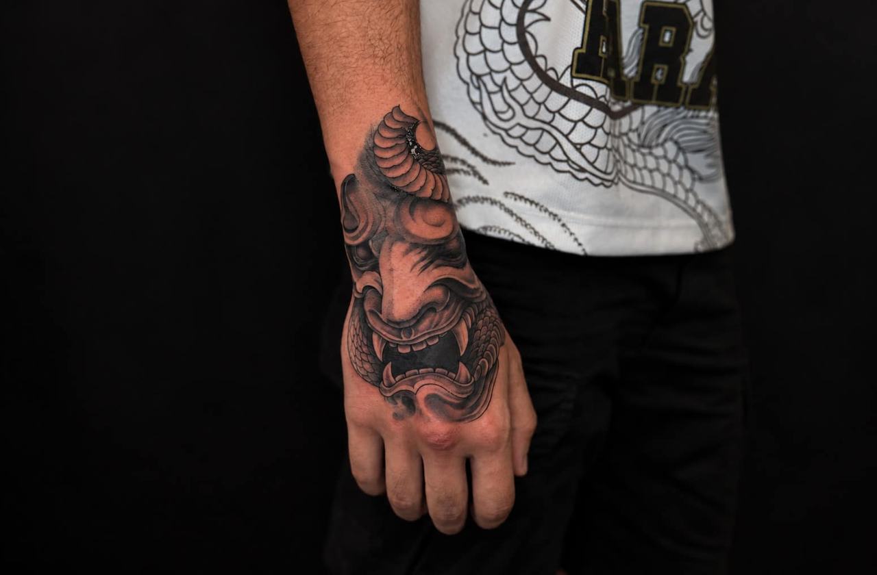 Hand tattoos