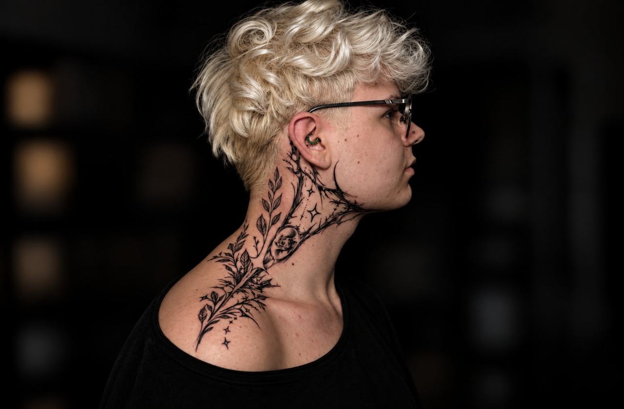 Neck tattoos