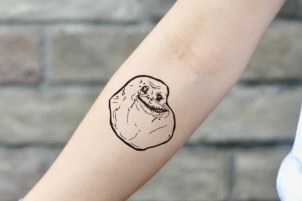 Small-Forever-Alone-Meme-Illustrative-Temporary-Tattoo-Sticker-Design-Idea-Inner-Arm_720x