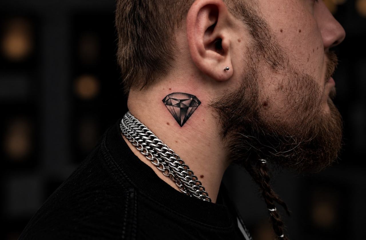 Neck tattoos