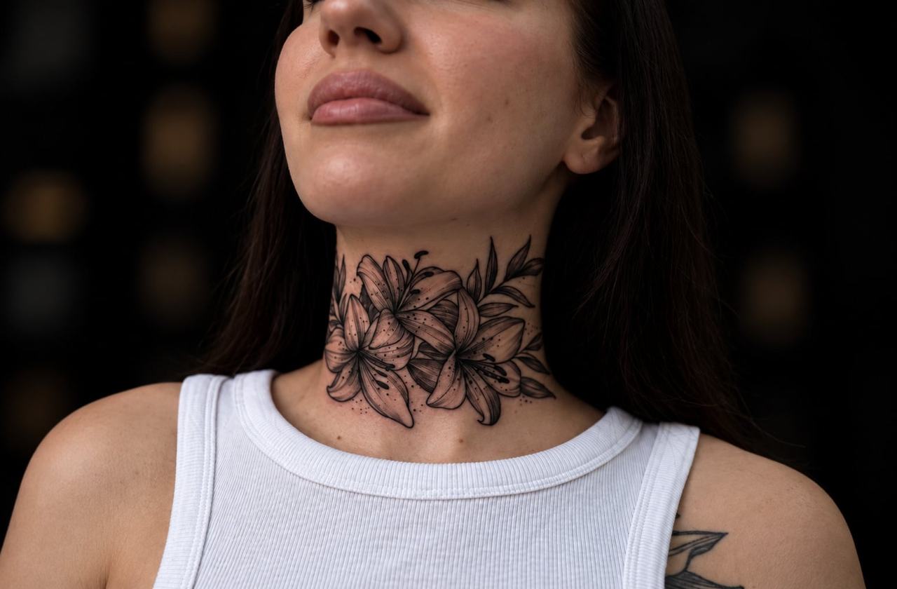 Neck tattoos