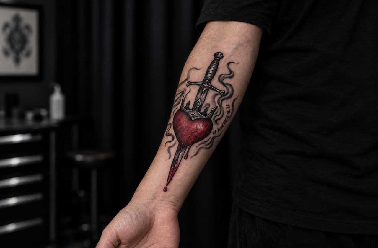 Arm tattoos