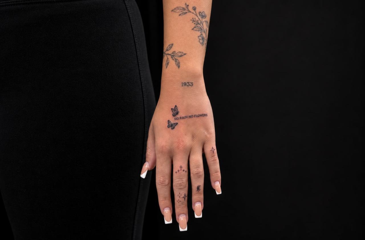 Hand tattoos