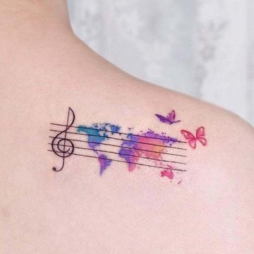 музыкальные тату (16)