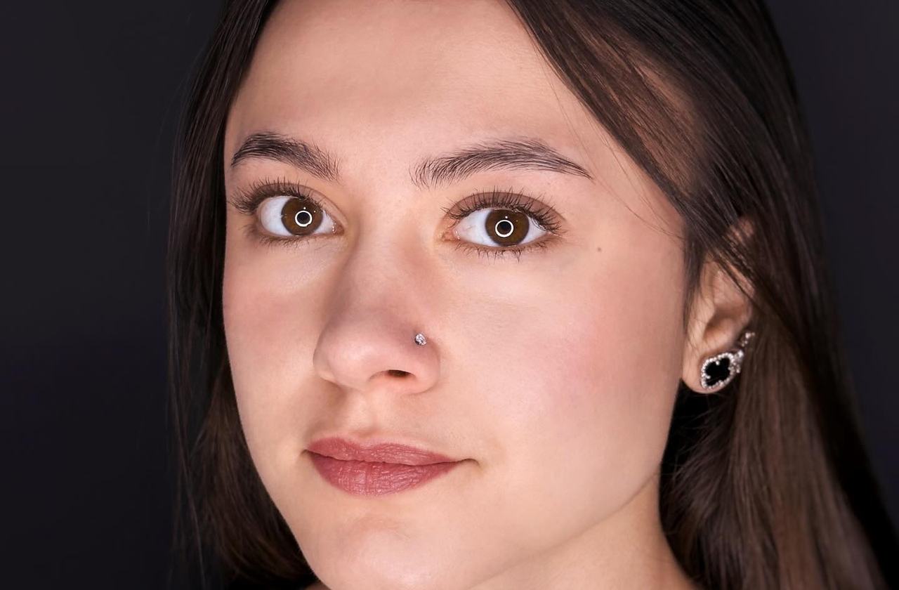 Nose piercing