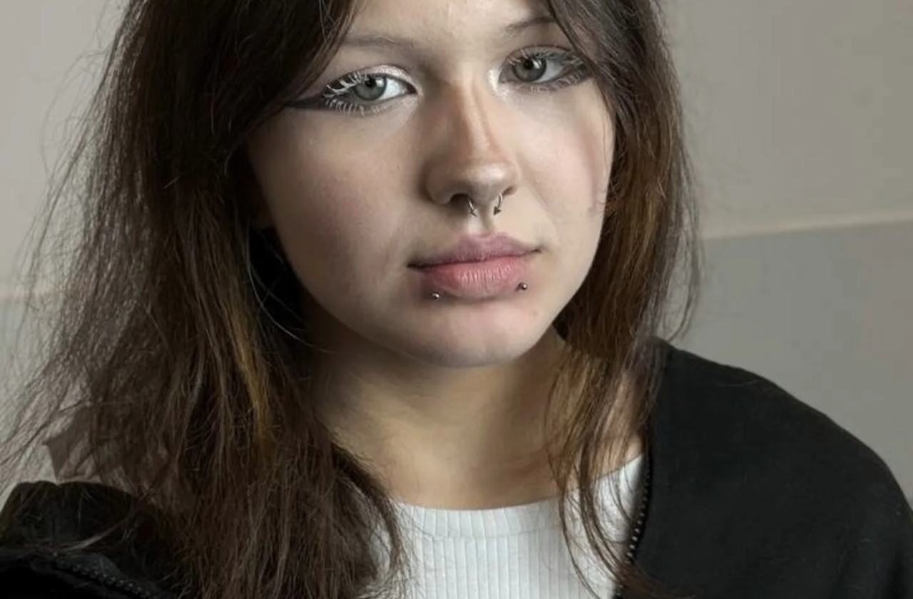 Lip piercing