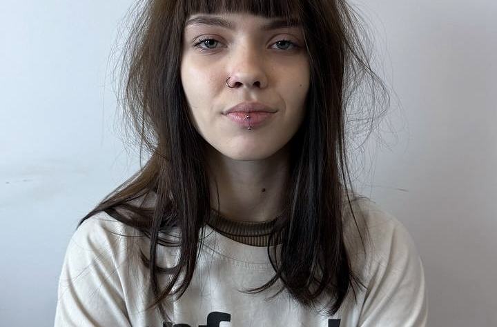 Lip piercing