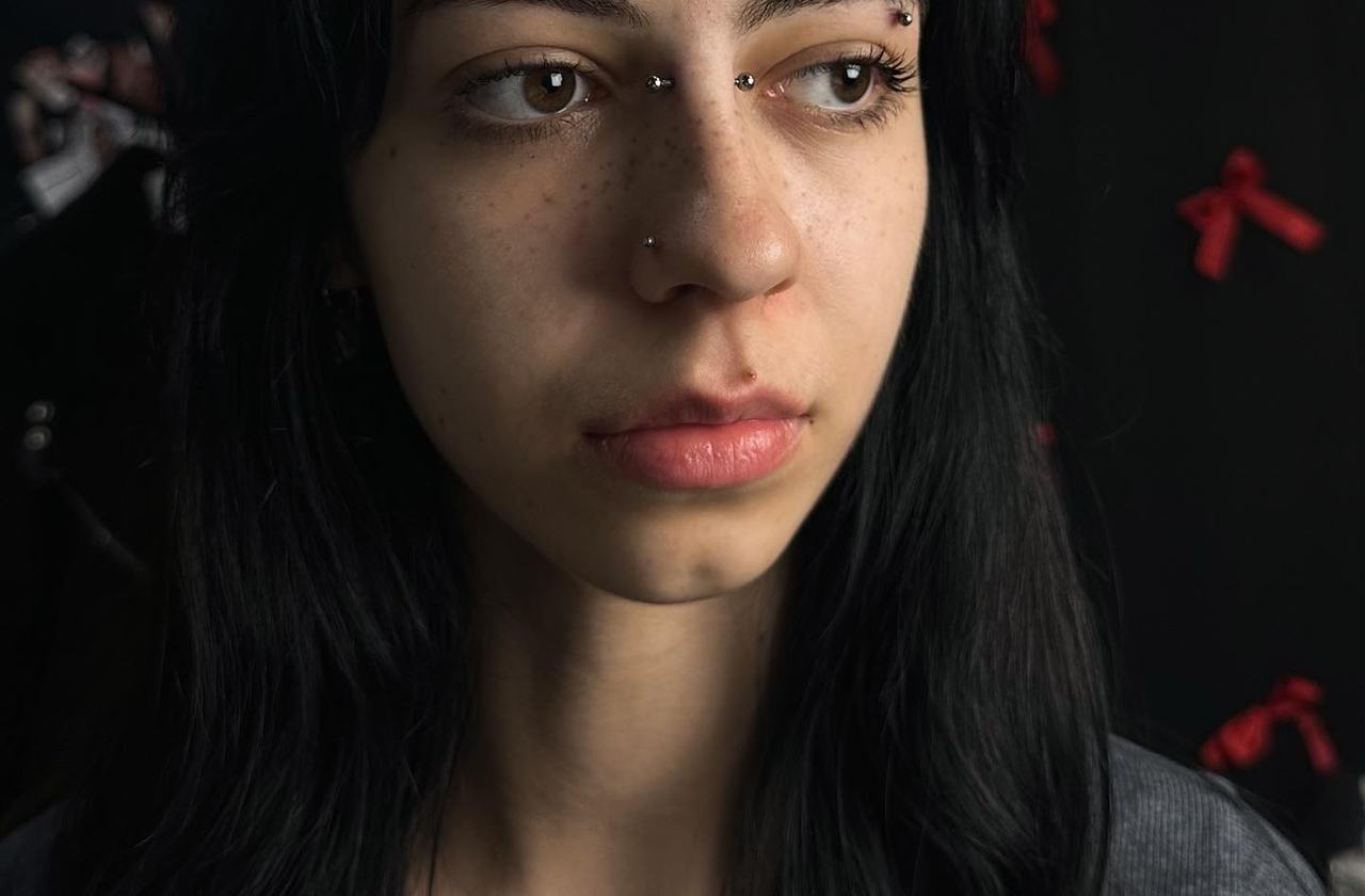Nose piercing