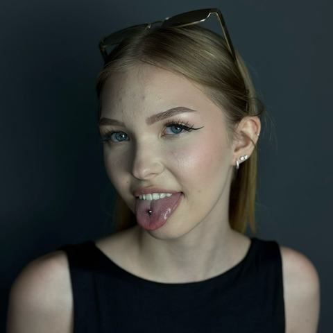 Tongue piercing with a bold, playful look and neat central placement. The procedure was carried out under sterile conditions, with clear aftercare advice for safe and comfortable healing.