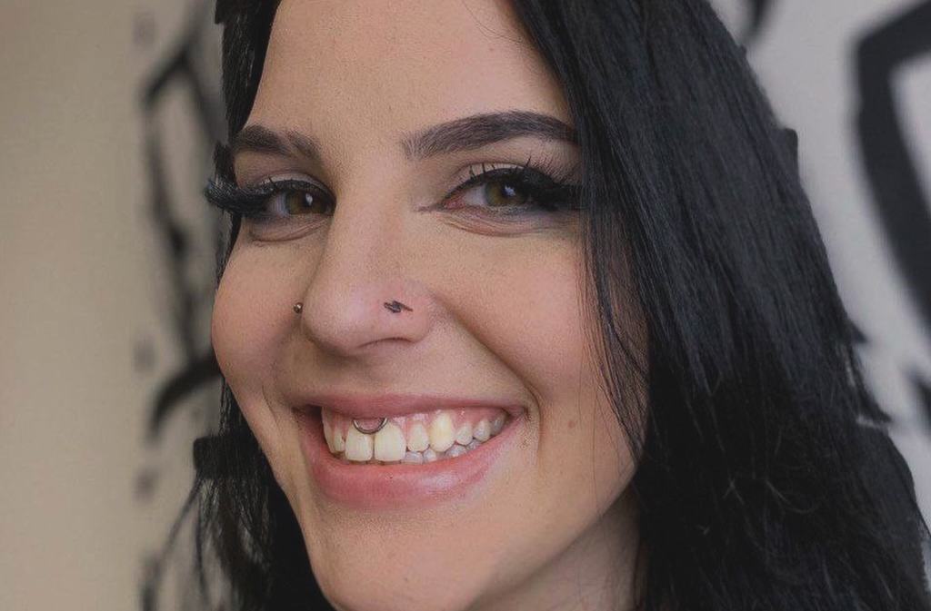 Nose piercing