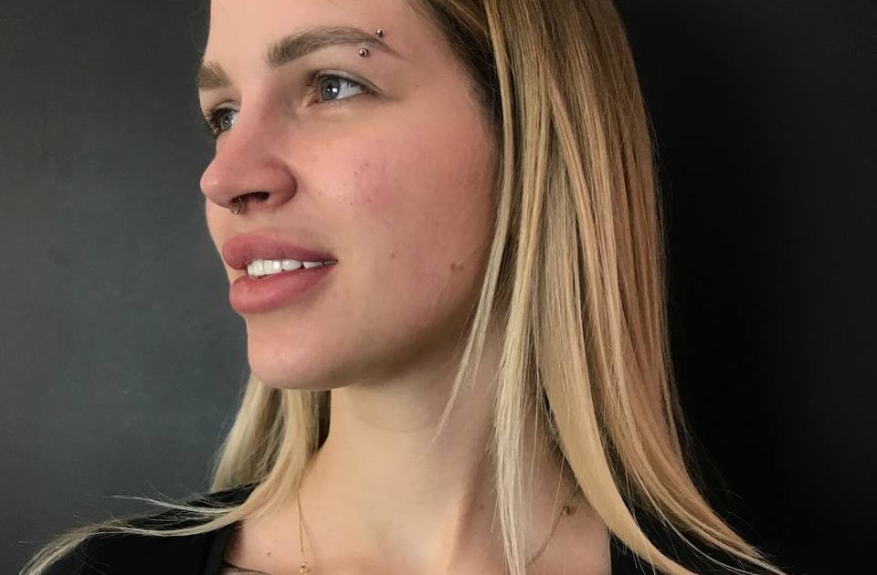 Eyebrow piercing