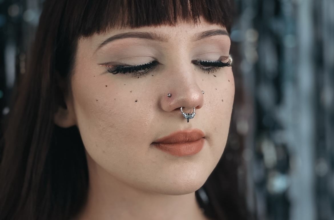 Nose piercing